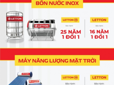  LETTON ĐỒNG HÀNH CÙNG CHẤT LƯỢNG SỐNG