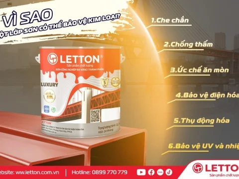 VÌ SAO MỘT LỚP SƠN CÓ THỂ BẢO VỆ KIM LOẠI TRONG NHIỀU NĂM