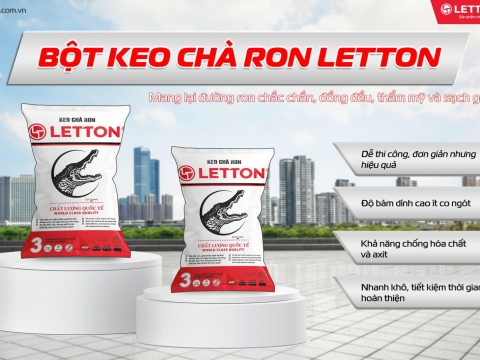 ⭐ KEO CHÀ RON – CHÍT MẠCH LETTON | CHUẨN THỢ CHỌN – BỀN CHUẨN CÔNG TRÌNH