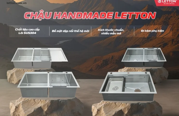 ✨ CHẬU RỬA HANDMADE LETTON | KHI THIẾT KẾ KHÔNG CHỈ PHỤC VỤ – MÀ CÒN TRUYỀN CẢM HỨNG