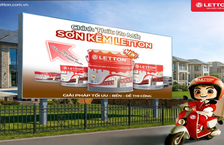 🛡️ SƠN KẼM LETTON – TIÊU CHUẨN BẢO VỆ KIM LOẠI CHO CÔNG TRÌNH HIỆN ĐẠI