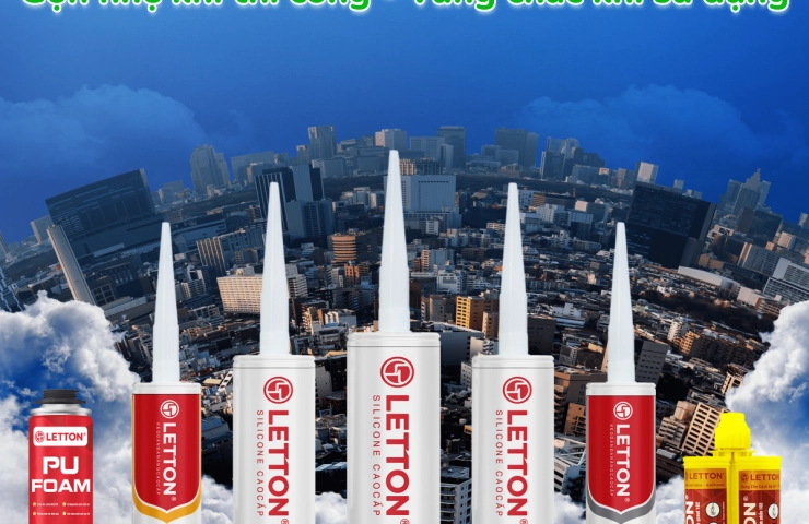 LETTON SILICONE – GỌN NHẸ TRONG THI CÔNG, VỮNG CHẮC TRONG TỪNG MỐI NỐI