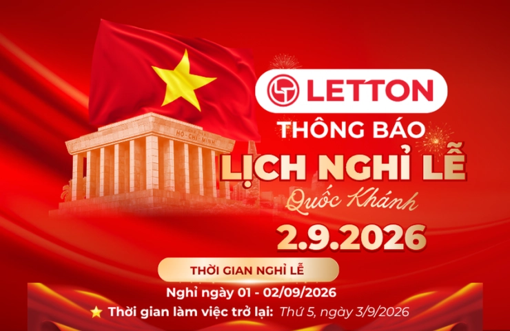 LETTON VIỆT NAM | THÔNG BÁO LỊCH NGHỈ QUỐC KHÁNH 2/9/2026