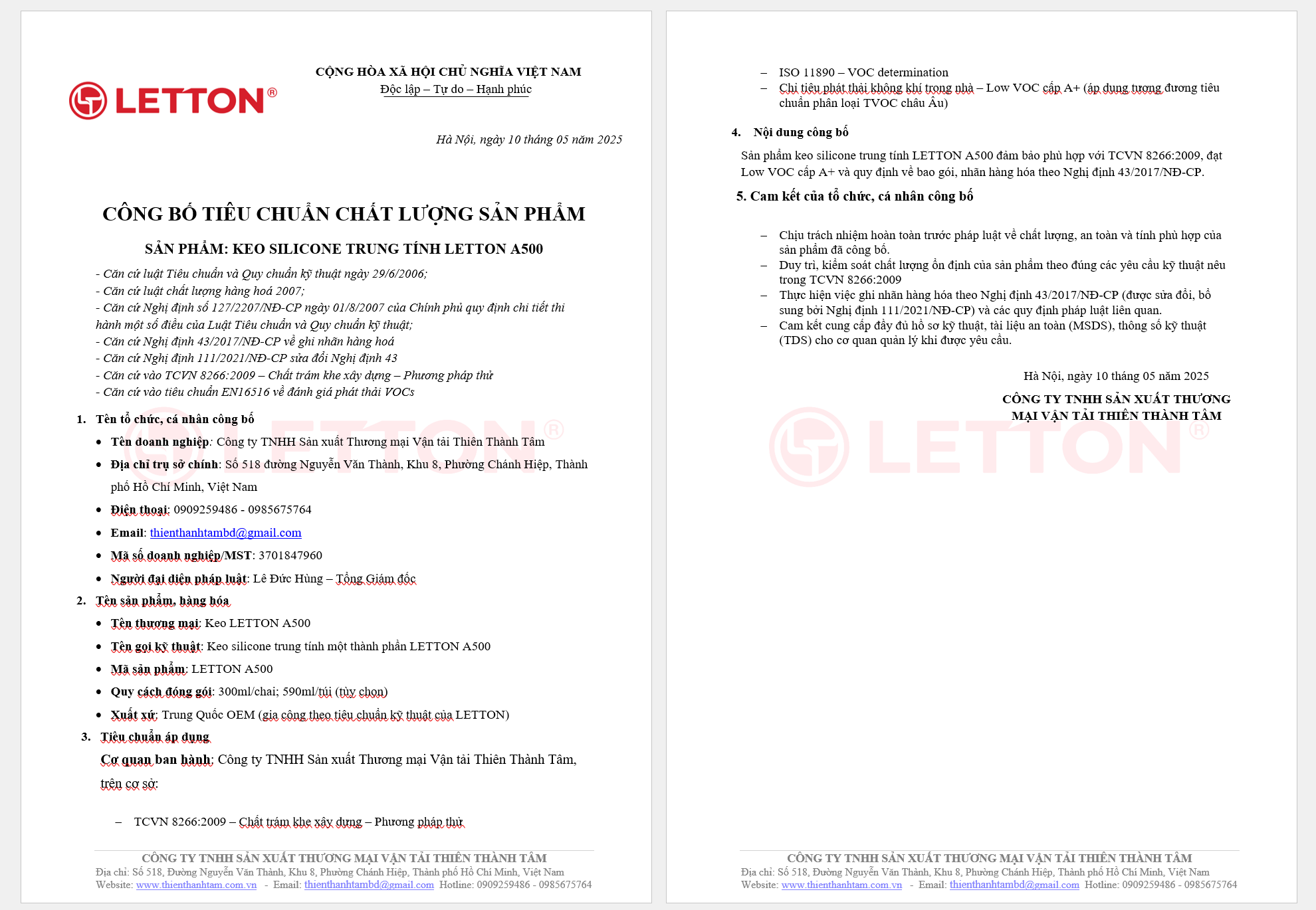 LETTON VIỆT NAM