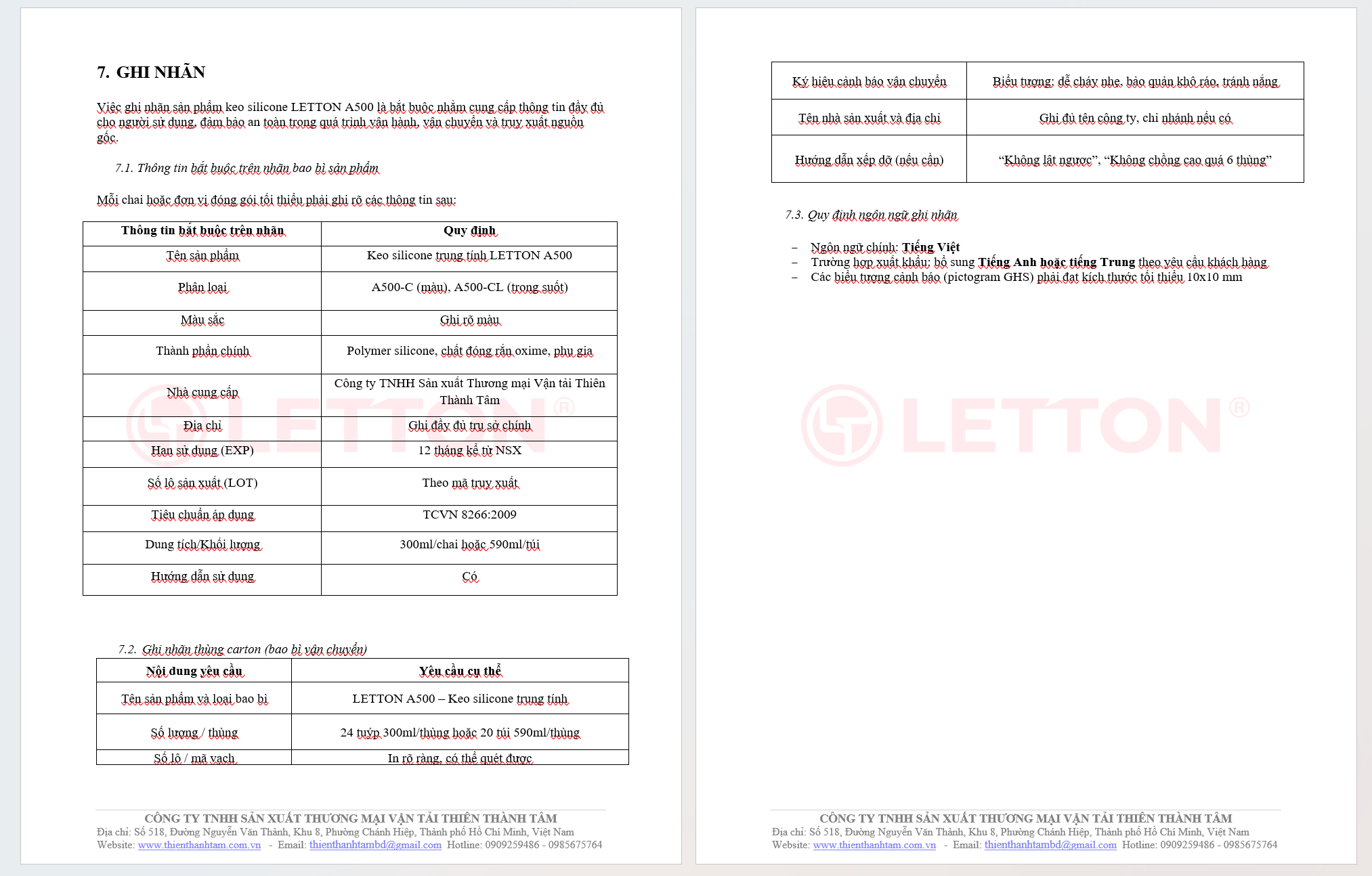 LETTON VIỆT NAM