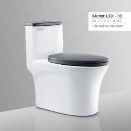 BÀN CẦU LETTON LKX - 110 NẮP XÁM