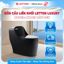 Bàn Cầu LETTON LUXURY LKX-119 Đen