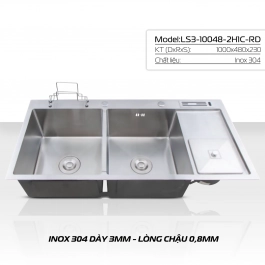 CHẬU HM LETTON LS3-10048-2H1C-RD