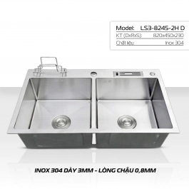 CHẬU HM LETTON LS3-8245-2H-D