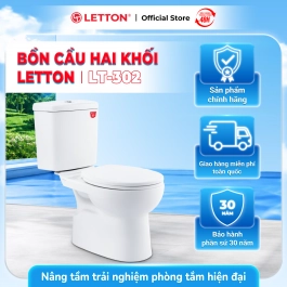 Bàn Cầu 2 Khối LETTON LT - 302