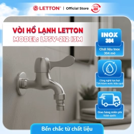 Vòi Hồ Lạnh Inox 304 LETTON LTSV - 212 I3M