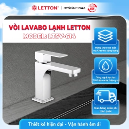 Vòi Lavabo Lạnh Đồng Thau Mạ Crome LETTON LTSV - 614