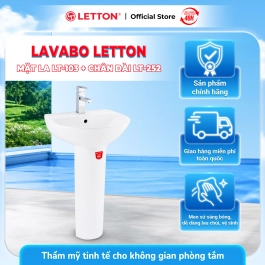 Lavabo LETTON LT - 103 + LT - 252 