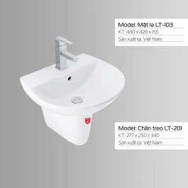 LAVABO LETTON LT - 103 + LT - 201 