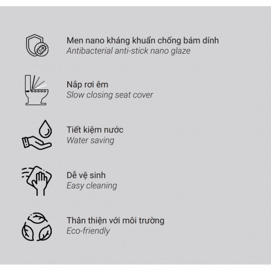 BÀN CẦU LETTON LT - 609