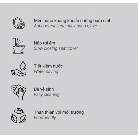 BÀN CẦU LETTON LT - 5008