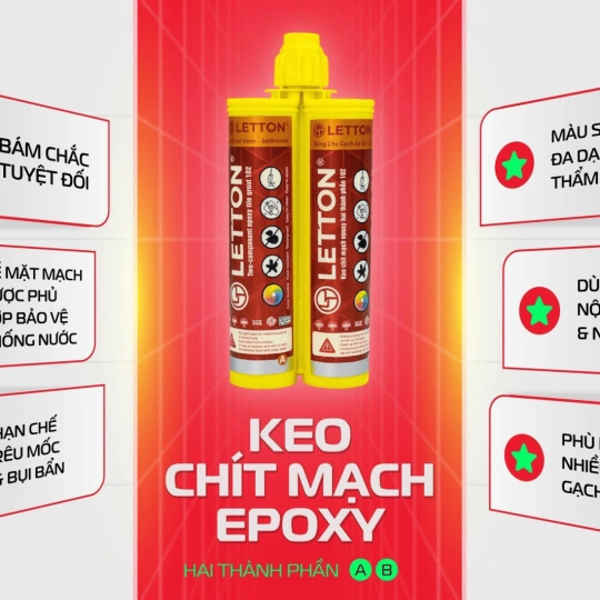KEO CHÍT MẠCH EPOXY LETTON