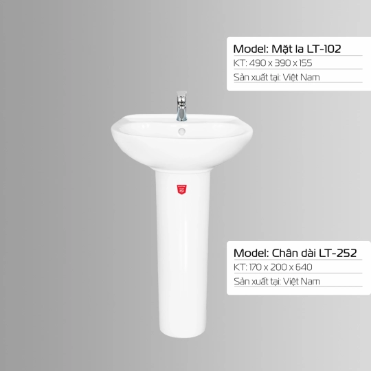 Lavabo LETTON LT - 102 & LT - 252 