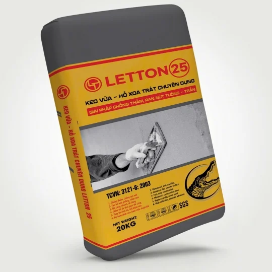 KEO VỮA - HỒ XOA TRÁT CHUYÊN DỤNG LETTON