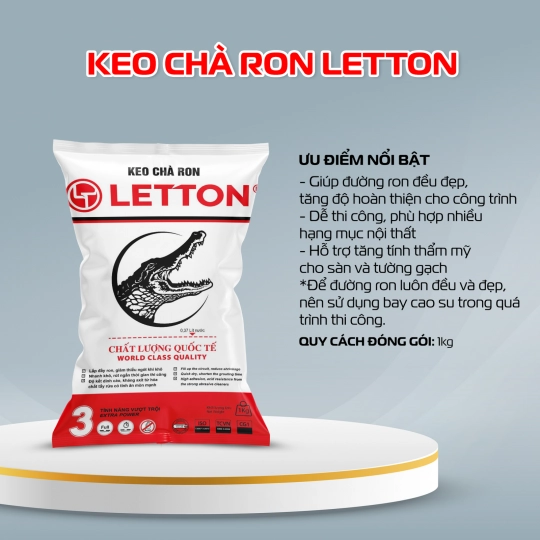 Keo chà ron gốc xi măng