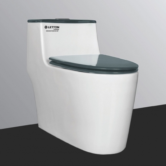 BÀN CẦU LETTON LKX - 116 NẮP XÁM