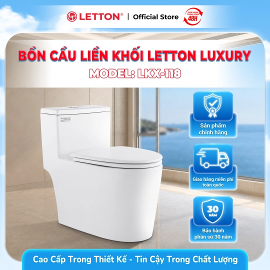 Bàn Cầu LETTON LUXURY LKX-118