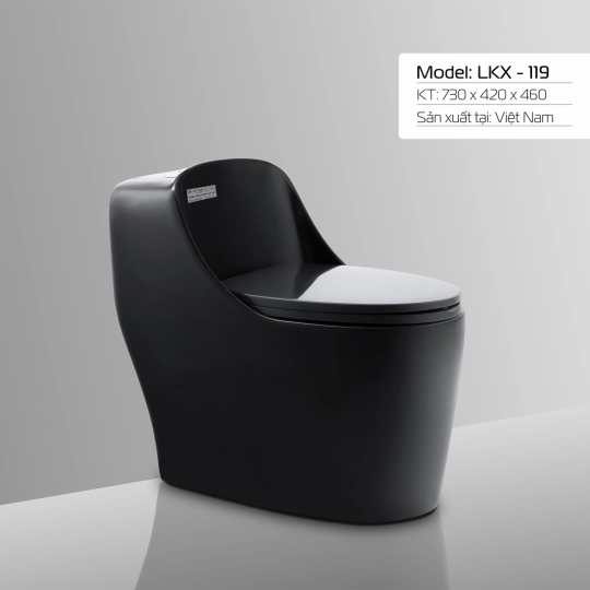 Bàn Cầu LETTON LUXURY LKX-119 Đen