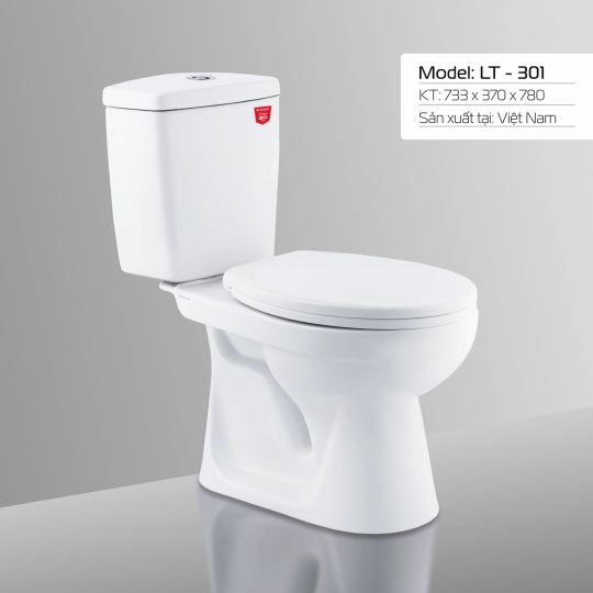 Bàn Cầu 2 Khối LETTON LT - 301