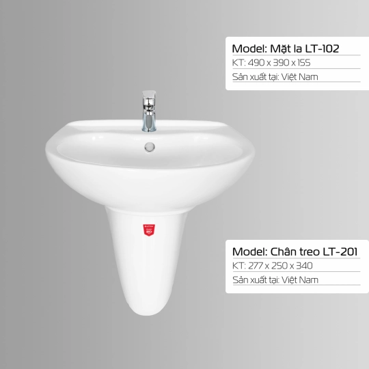 LAVABO LETTON LT - 102 + LT - 201 
