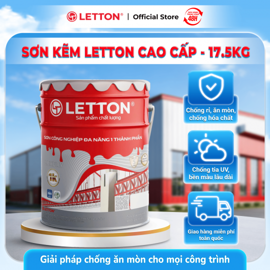 SƠN KẼM LETTON CAO CẤP - 17.5KG