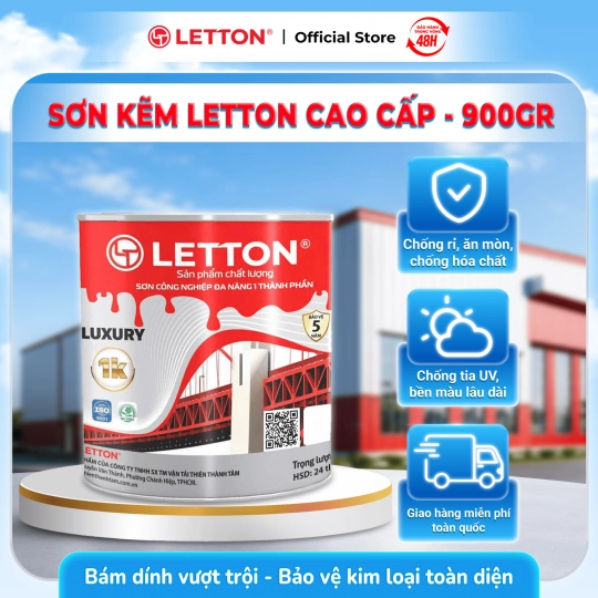 SƠN KẼM LETTON CAO CẤP - 900GR