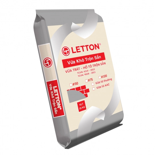 VỮA KHÔ TRỘN SẲN LETTON